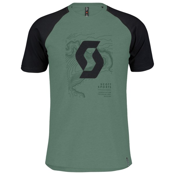 Scott - Icon Raglan S/S - T-Shirt Gr XL türkis von Scott