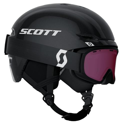 Scott Kinder Combo Skihelm & Skibrille Keeper 2 + Goggle Jr Witty Mineral Black/White S von Scott