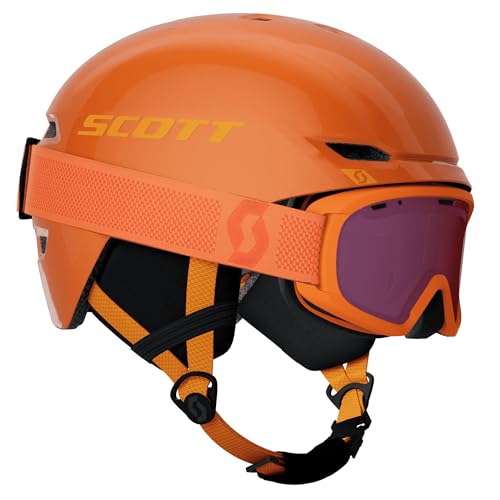 Scott Kinder Combo Skihelm & Skibrille Keeper 2 + Goggle Jr Witty orange S von Scott