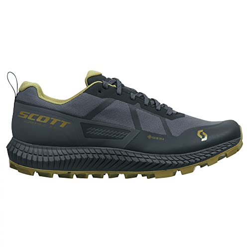 Scott M Supertrac 3 GTX Shoe Schwarz, Herren Gore-Tex Laufschuh, Größe EU 42 - Farbe Black - Mud Green von Scott