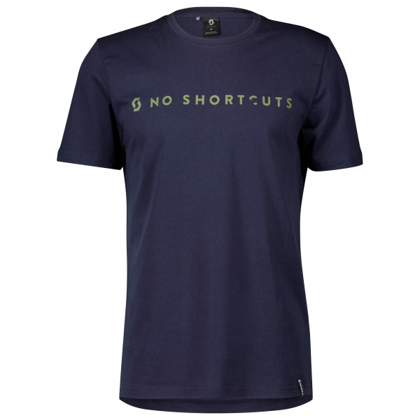 Scott - No Shortcuts S/S - T-Shirt Gr S blau von Scott