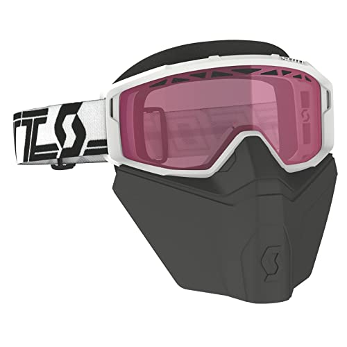 Scott Primal Safari MX Goggle MTB Brille inkl. Facemask weiß/rot Scott Primal Safari MX Goggle MTB Brille inkl. Facemask weiß/rot von Scott