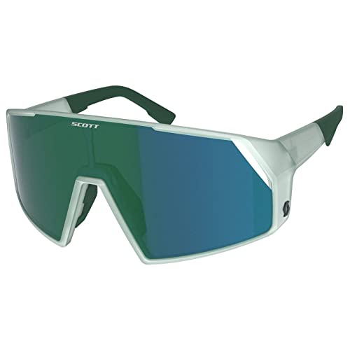 Scott Pro Shield Wechselscheiben Fahrrad Brille grün/grün Chrome von Scott