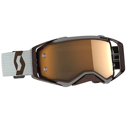 Scott Prospect Amplifier MX Goggle Cross/MTB Brille braun/grau/goldfarben Chrom Works von Scott