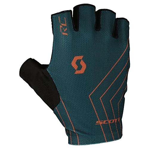 Scott RC Team Fahrrad Handschuhe kurz Aruba grün/orange 2023: Größe: S (8) von Scott