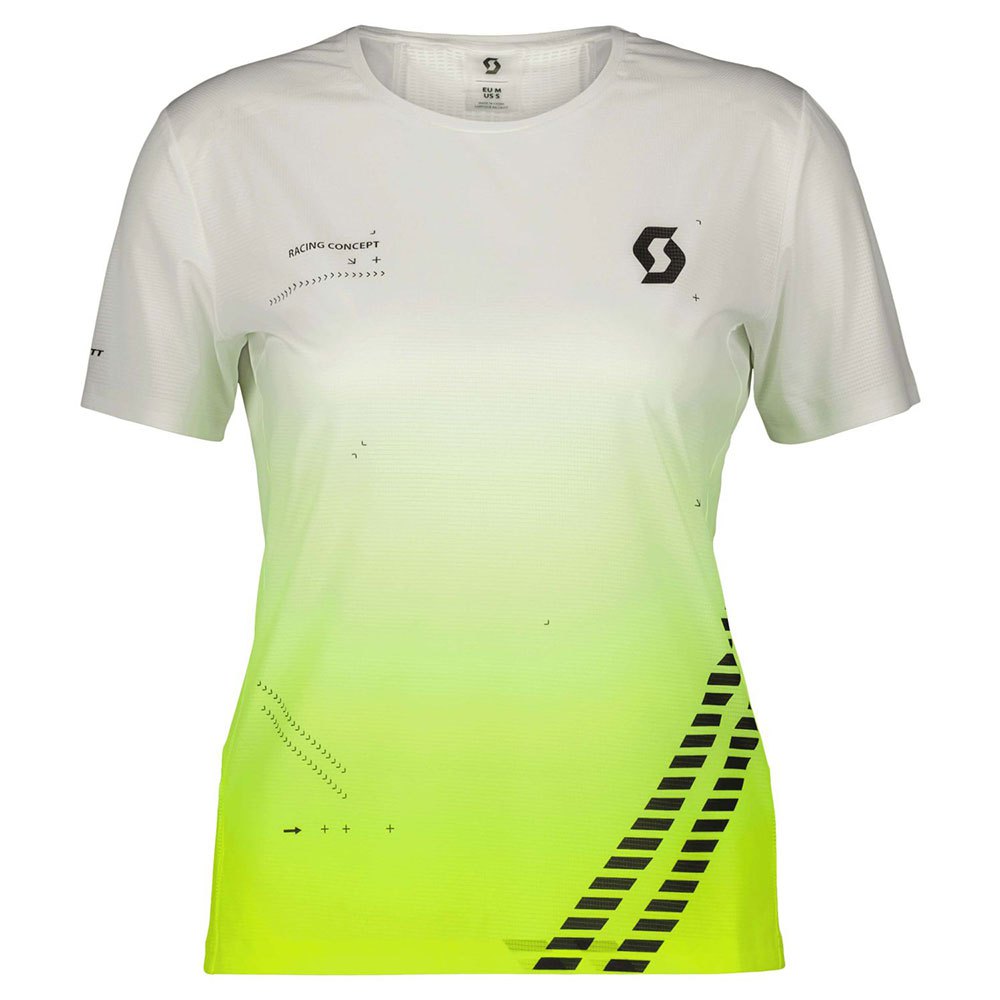 Scott Rc Run Short Sleeve T-shirt Gelb L Frau von Scott