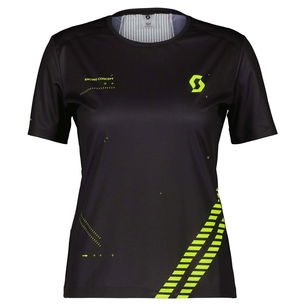 Scott Rc Run Short Sleeve T-shirt Schwarz M Frau von Scott