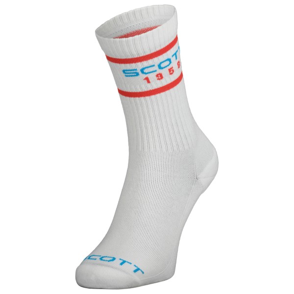 Scott - Retro Casual Crew Socks - Radsocken Gr 36-38;39-41;42-44;45-47 grau;schwarz von Scott