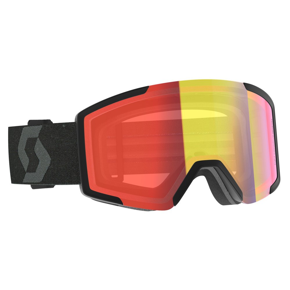Scott Shield+extra Lens Ls Ski Goggles Orange Light Sensitive Red Chrome/CAT 2 von Scott