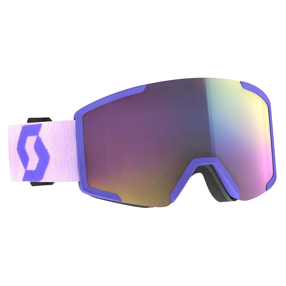 Scott Shield Ski Goggles Lila Enhancer Teal Chrome/CAT3 von Scott