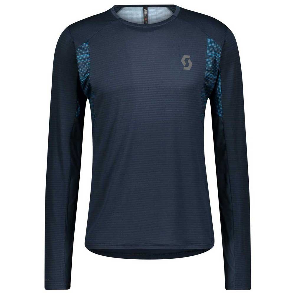 Scott Trail Run Long Sleeve T-shirt Blau L Mann von Scott