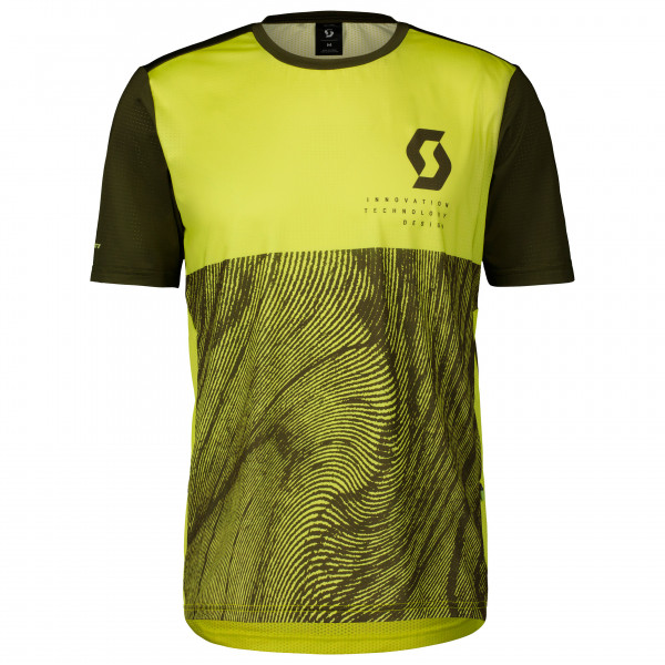 Scott - Trail Vertic S/S - Radtrikot Gr M oliv von Scott