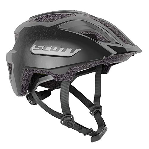 Scott Unisex – Erwachsene 288597-5365-222 Helm, Blk/Reflect, Einheitsgröße von Scott