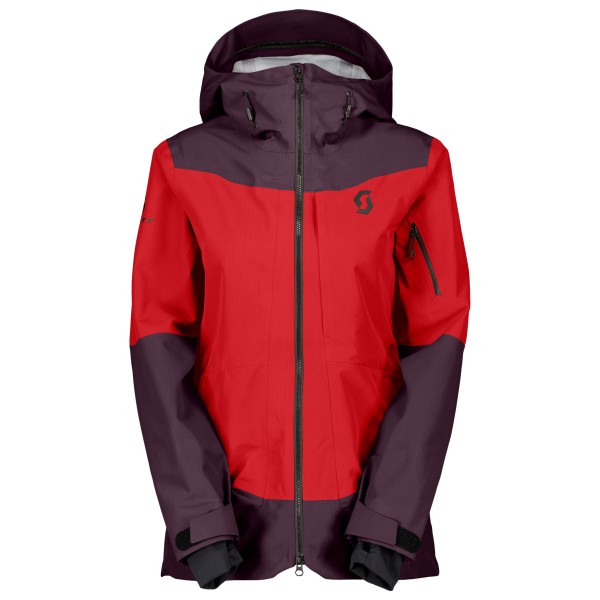 Scott - Women's Jacket Vertic Ripstop 3L - Skijacke Gr M rot von Scott