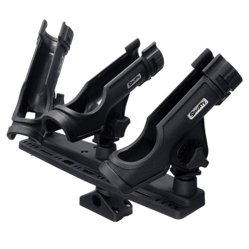 Scotty #256 Triple Rod Holder Black von Scotty