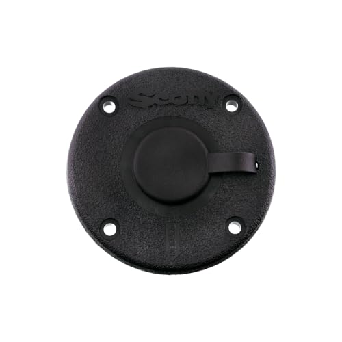Scotty #344-BK Runde Unterputz-Halterung schwarz versiegelte Unterseite mit Regenkappe Scotty #344-BK Runde Unterputz-Halterung schwarz versiegelte Unterseite mit Regenkappe von Scotty