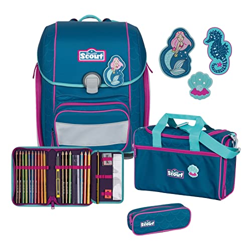 Scout Genius Schulranzen Set 4-tlg. Mermaid Scout Genius Schulranzen Set 4-tlg. Mermaid von Scout
