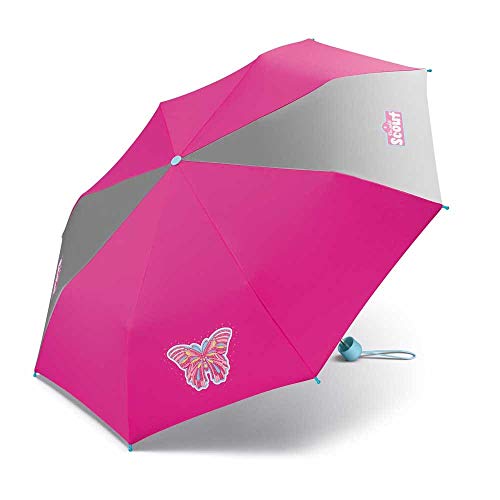 Scout Kinder Regenschirm Taschenschirm Schultaschenschirm mit großen Reflektionsflächen extra leicht Butterfly Schmetterling Scout Kinder Regenschirm Taschenschirm Schultaschenschirm mit großen Reflektionsflächen extra leicht Butterfly Schmetterling von Scout