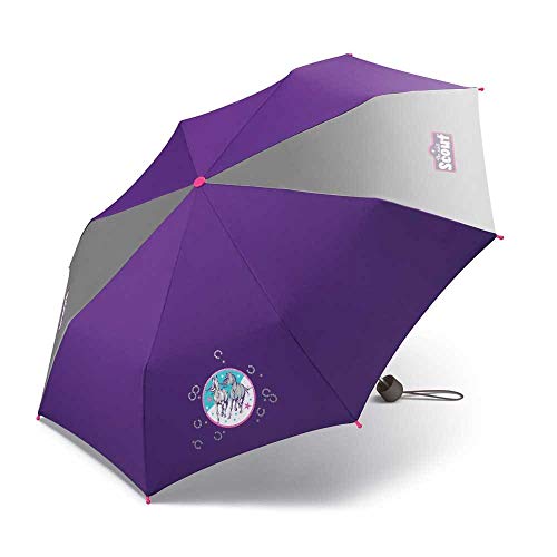 Scout Kinder Regenschirm Taschenschirm Schultaschenschirm mit großen Reflektionsflächen extra leicht Wild Horse/Pferde Scout Kinder Regenschirm Taschenschirm Schultaschenschirm mit großen Reflektionsflächen extra leicht Wild Horse/Pferde von Scout