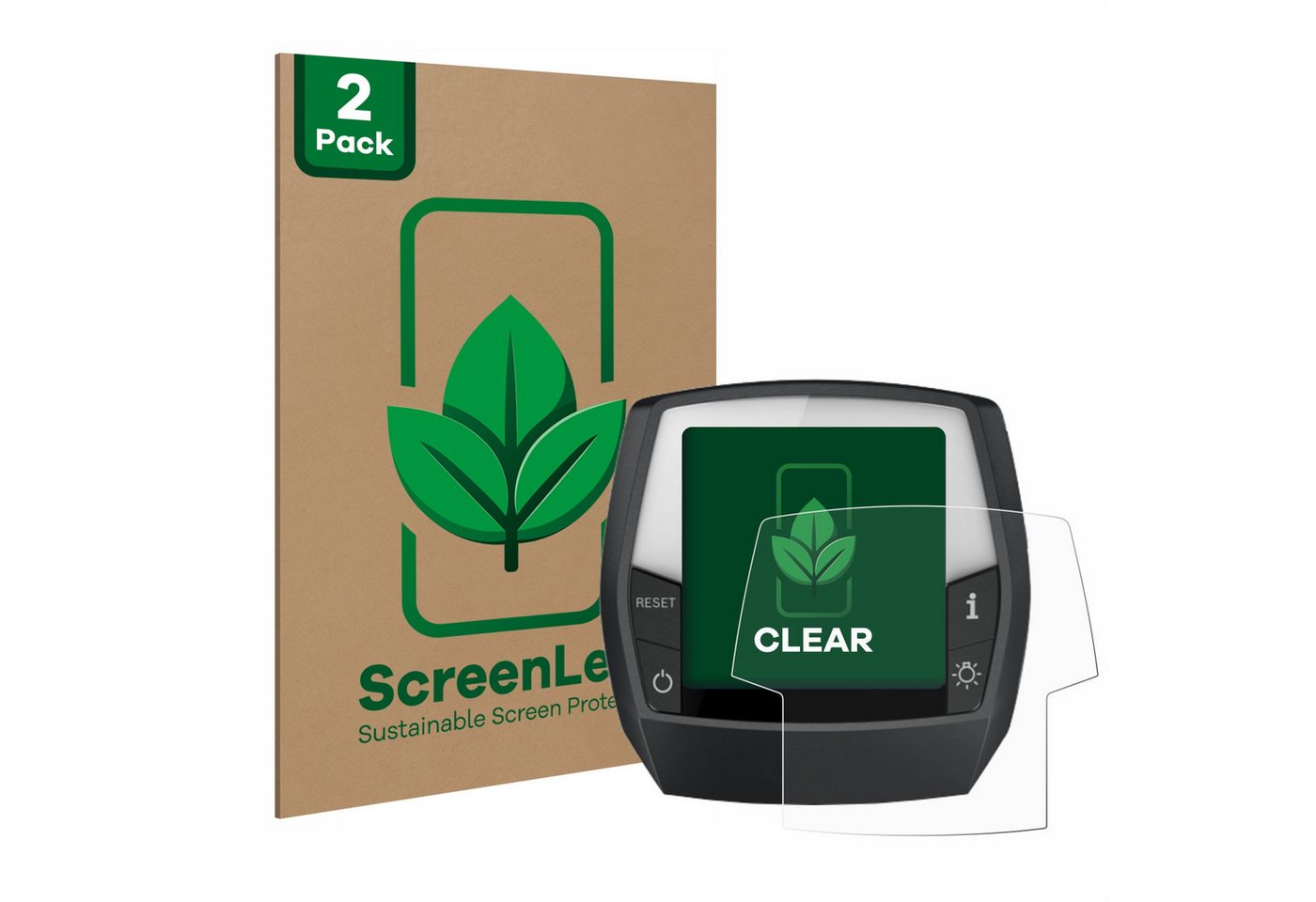 ScreenLeaf Displayschutzfolie Schutzfolie für Bosch Intuvia Performance Line, 2 Stück, nachhaltiger Displayschutz Schutz Folie Klar Transparent ScreenLeaf Displayschutzfolie Schutzfolie für Bosch Intuvia Performance Line, 2 Stück, nachhaltiger Displayschutz Schutz Folie Klar Transparent von ScreenLeaf