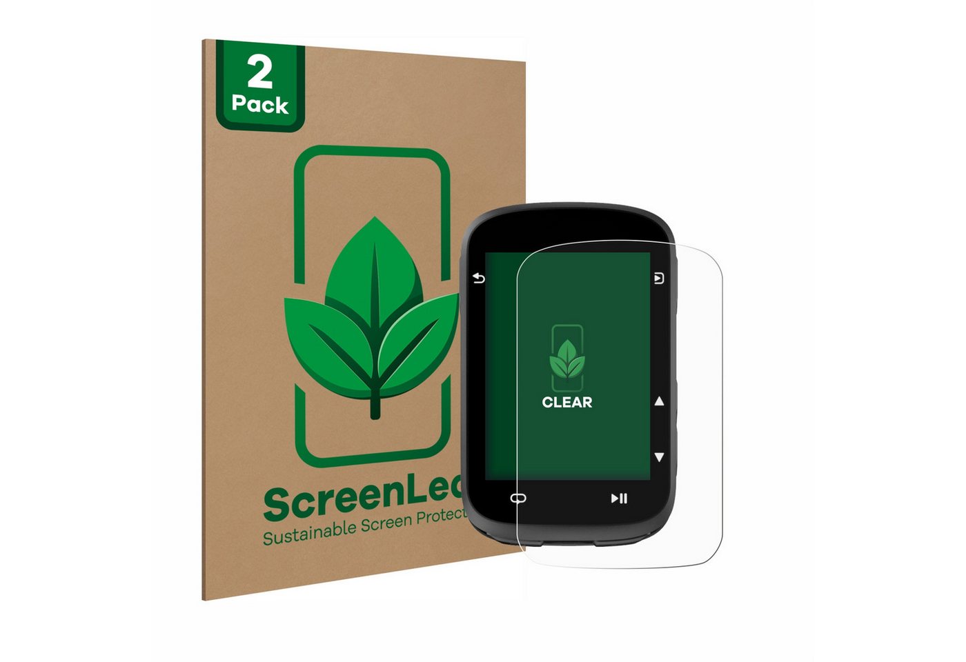 ScreenLeaf Displayschutzfolie Schutzfolie für CooSpo CS500, 2 Stück, nachhaltiger Displayschutz Schutz Folie Klar Transparent ScreenLeaf Displayschutzfolie Schutzfolie für CooSpo CS500, 2 Stück, nachhaltiger Displayschutz Schutz Folie Klar Transparent von ScreenLeaf