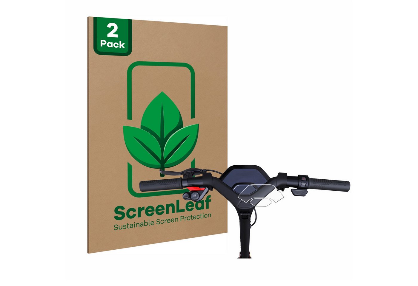 ScreenLeaf Displayschutzfolie Schutzfolie für Segway Ninebot P65D, 2 Stück, nachhaltiger Displayschutz Schutz Folie Klar Transparent ScreenLeaf Displayschutzfolie Schutzfolie für Segway Ninebot P65D, 2 Stück, nachhaltiger Displayschutz Schutz Folie Klar Transparent von ScreenLeaf