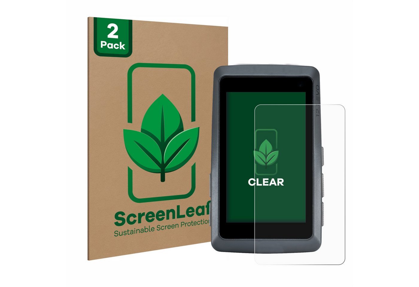 ScreenLeaf Displayschutzfolie Schutzfolie für Sigma ROX 12.1 EVO, 2 Stück, nachhaltiger Displayschutz Schutz Folie Klar Transparent ScreenLeaf Displayschutzfolie Schutzfolie für Sigma ROX 12.1 EVO, 2 Stück, nachhaltiger Displayschutz Schutz Folie Klar Transparent von ScreenLeaf