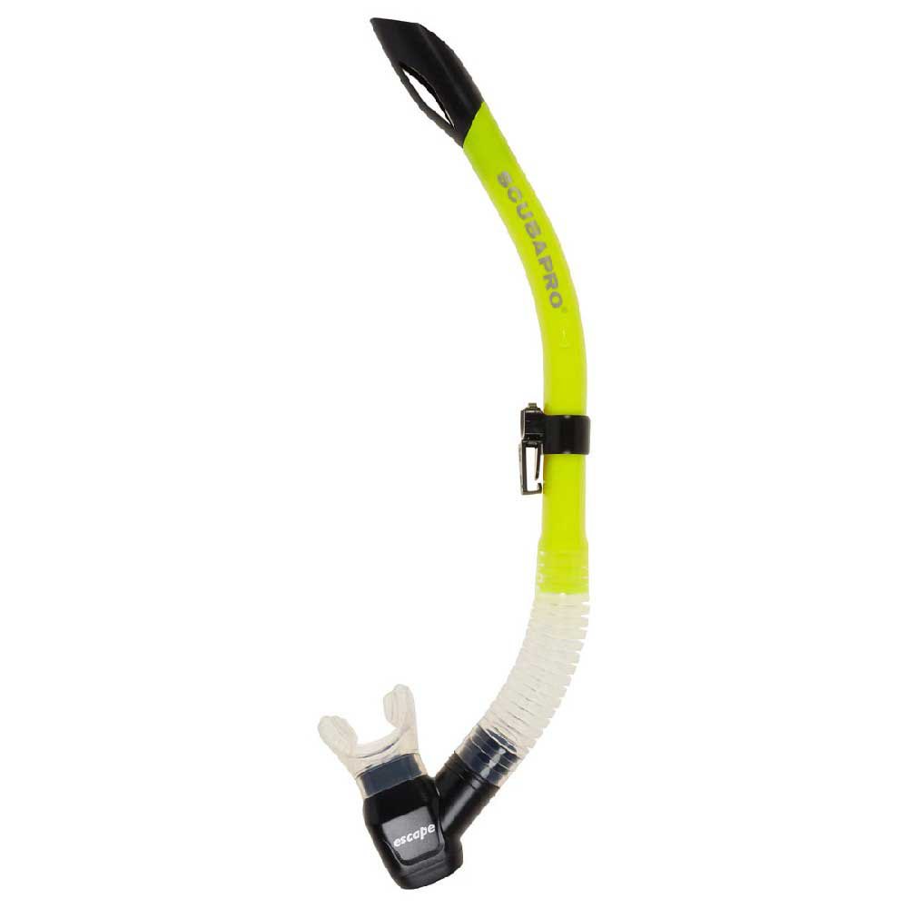 Scubapro Escape Semi Dry Diving Snorkel Gelb von Scubapro