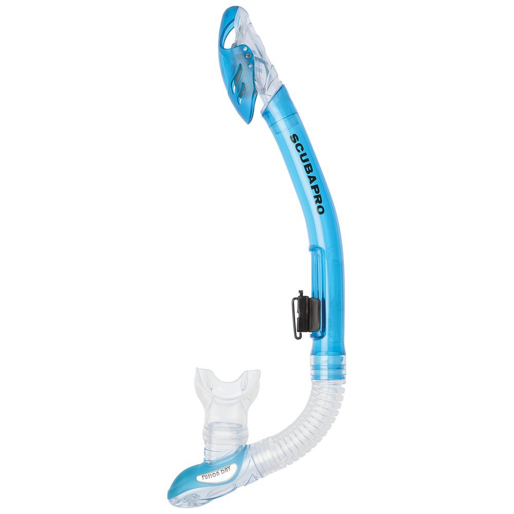 Scubapro Fusion Dry Diving Snorkel Blau von Scubapro