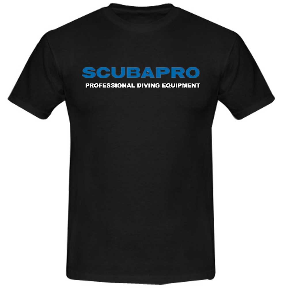 Scubapro Scp-logo Short Sleeve T-shirt Schwarz S Mann von Scubapro