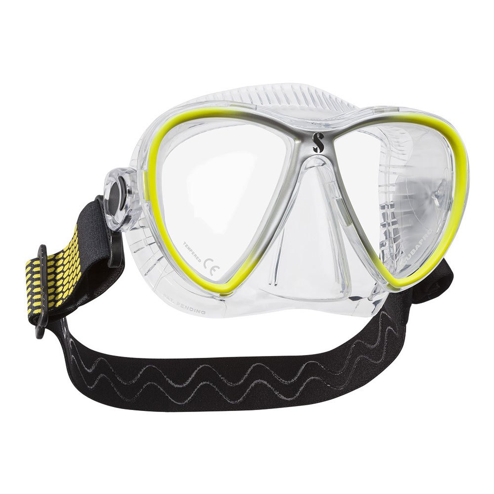 Scubapro Synergy Twin Trufit Diving Mask Durchsichtig,Gelb von Scubapro