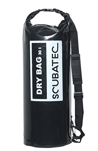 Scubatec Dry Bag wasserdichter Packbeutel, 30l, schwarz von Scubatec