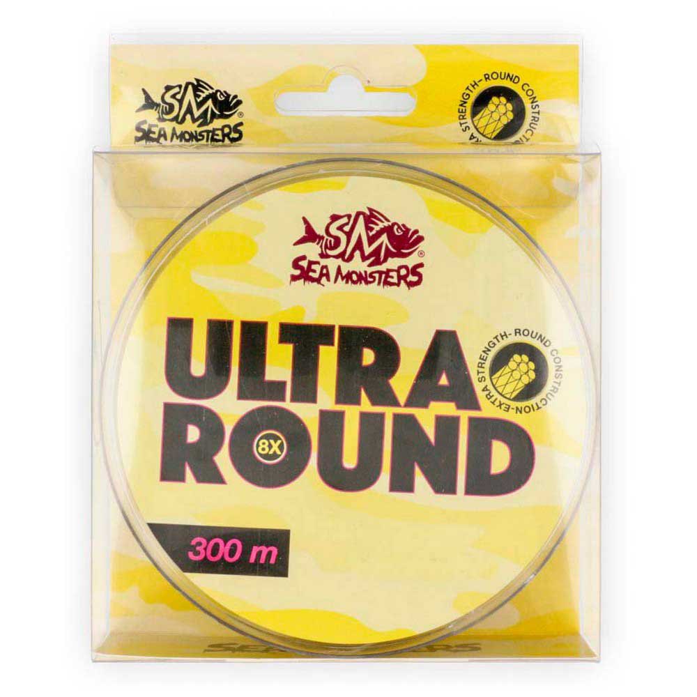 Sea Monsters Ultra Round 300 M Braided Line Gelb 0.180 mm von Sea Monsters