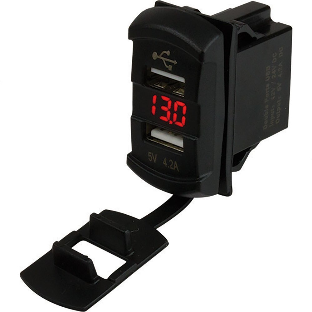 Sea-dog Line Double Usb Rocker Switch Style Voltmeter With Hidden Display Schwarz Sea-dog Line Double Usb Rocker Switch Style Voltmeter With Hidden Display Schwarz von Sea-dog Line