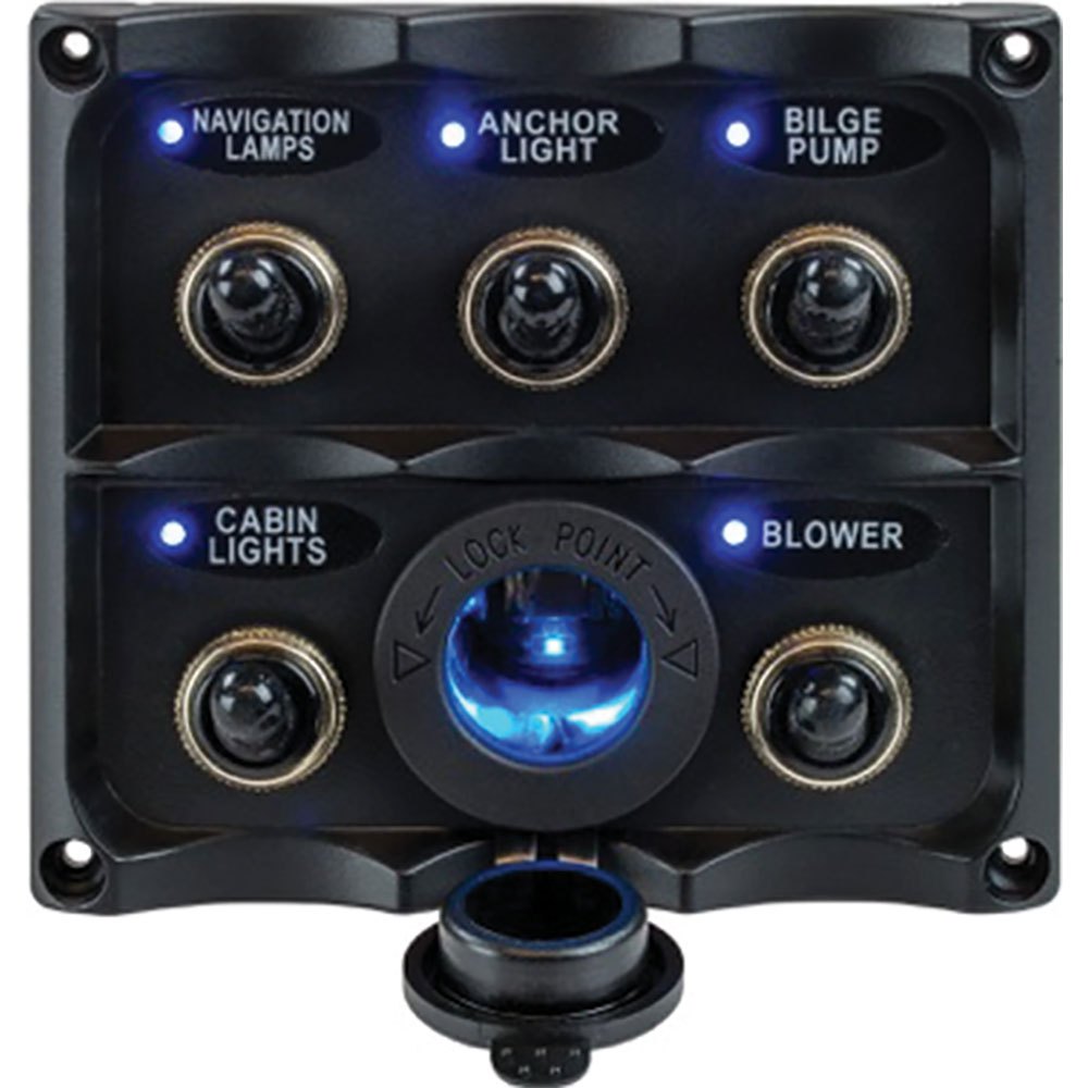 Sea-dog Line Led 5 Switches Panel Schwarz 4´´ Sea-dog Line Led 5 Switches Panel Schwarz 4´´ von Sea-dog Line