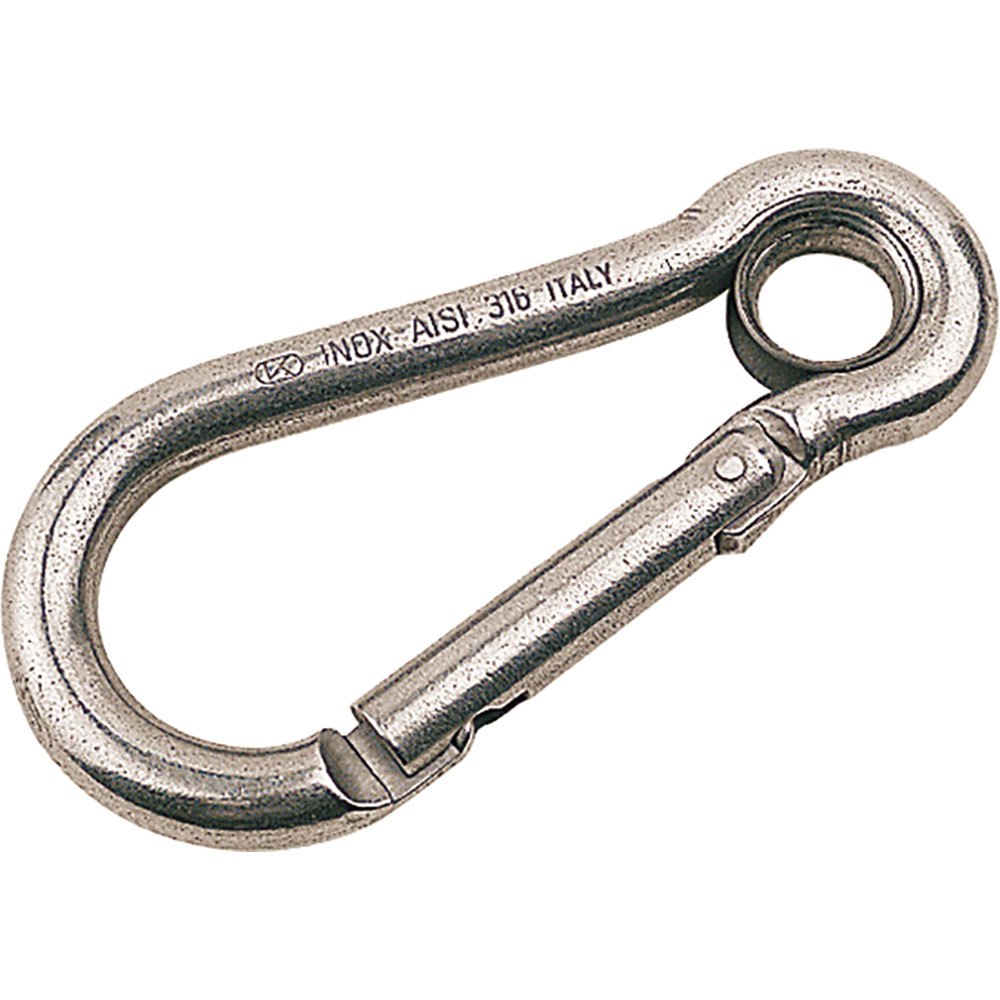 Sea-dog Line Snap Hook With Eye Insert Silber 8 cm Sea-dog Line Snap Hook With Eye Insert Silber 8 cm von Sea-dog Line