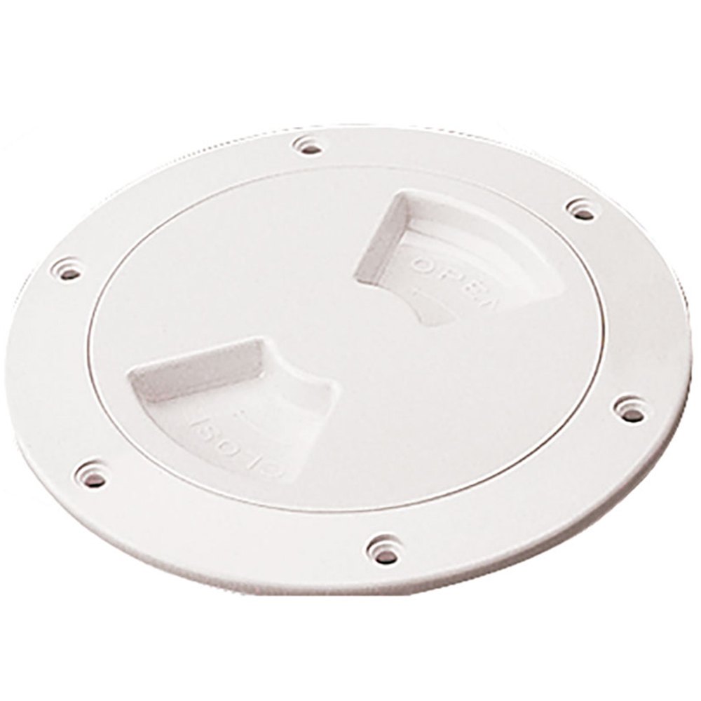 Sea-dog Line Textured Quarter-turn Deck Plate With Internal Collar Weiß 25 cm von Sea-dog Line