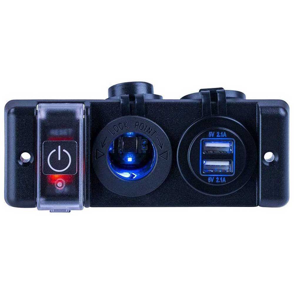 Sea-dog Line Usb Socket Breaker Switch Schwarz 16 A von Sea-dog Line