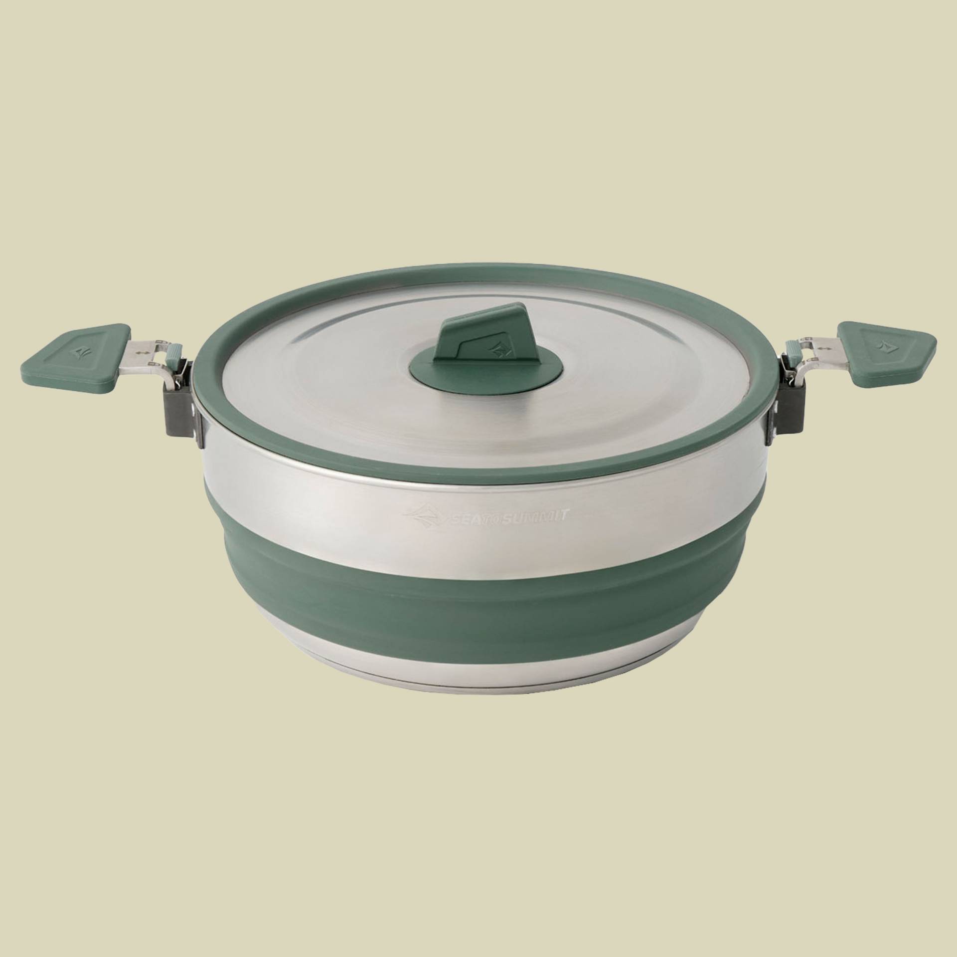 Detour Stainless Steel Collapsible Pouring Pot 3L grün - laurel wreath green Detour Stainless Steel Collapsible Pouring Pot 3L grün - laurel wreath green von Sea to Summit