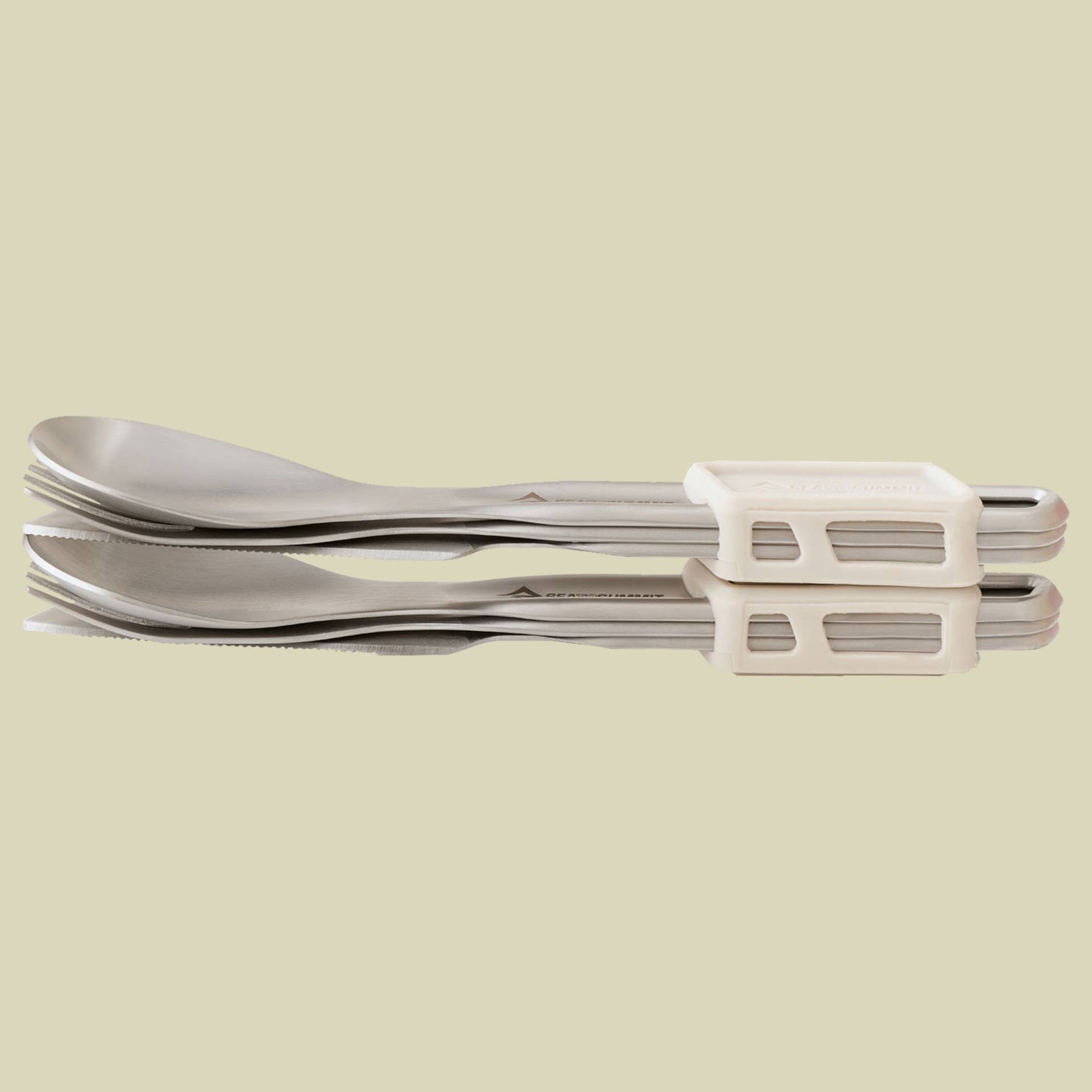 Detour Stainless Steel Cutlery Set 2P grau - stainless steel grey 6 piece Detour Stainless Steel Cutlery Set 2P grau - stainless steel grey 6 piece von Sea to Summit