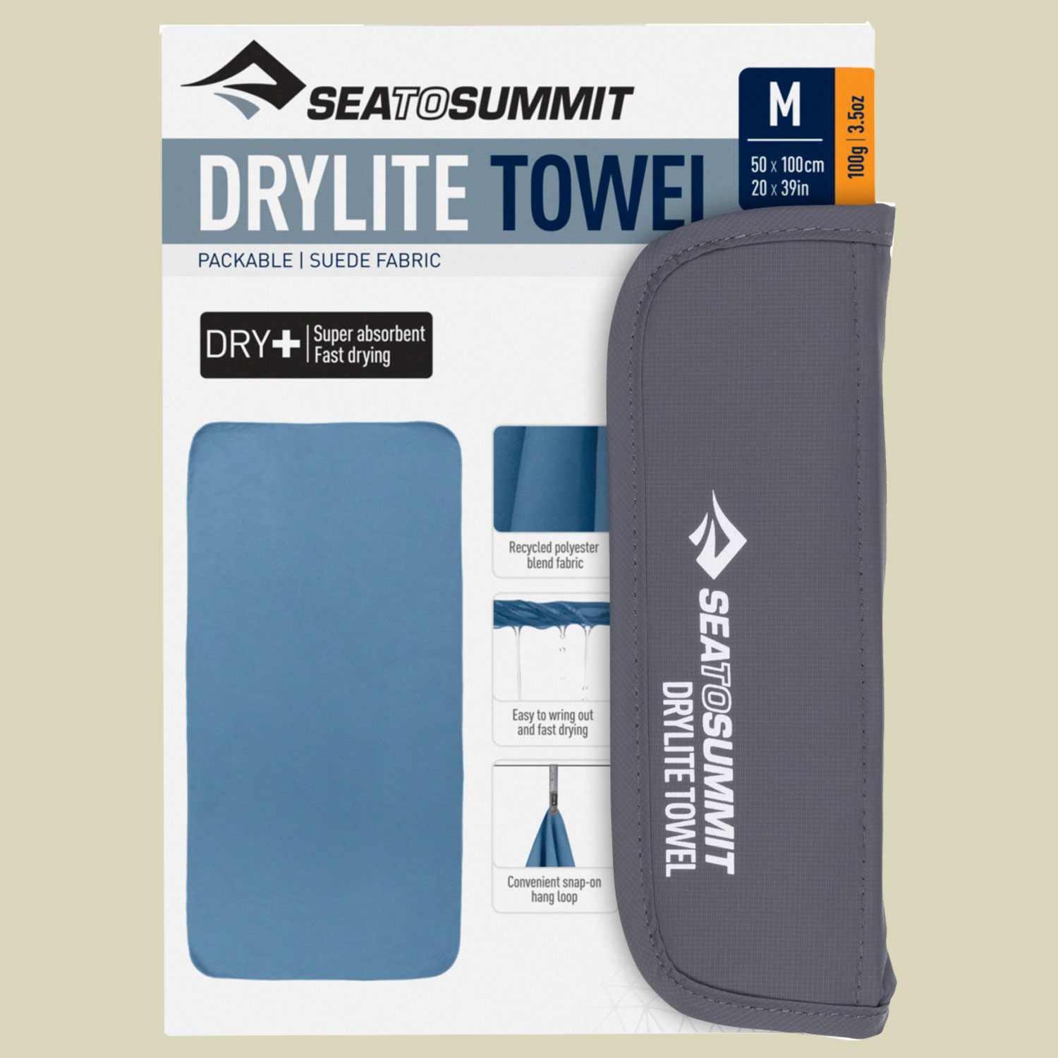 Drylite Towel Größe M Farbe moonlight Drylite Towel Größe M Farbe moonlight von Sea to Summit