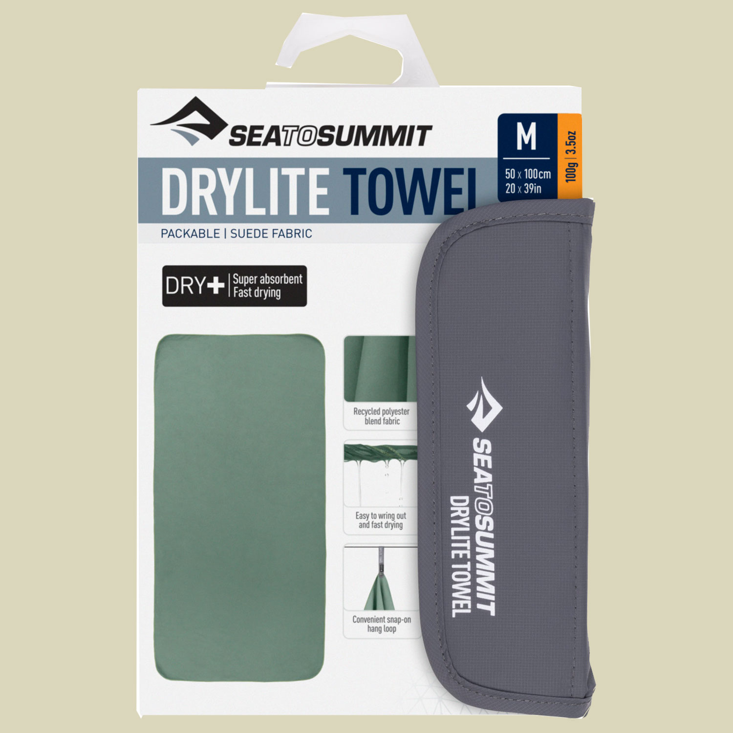 Drylite Towel Größe M Farbe sage Drylite Towel Größe M Farbe sage von Sea to Summit