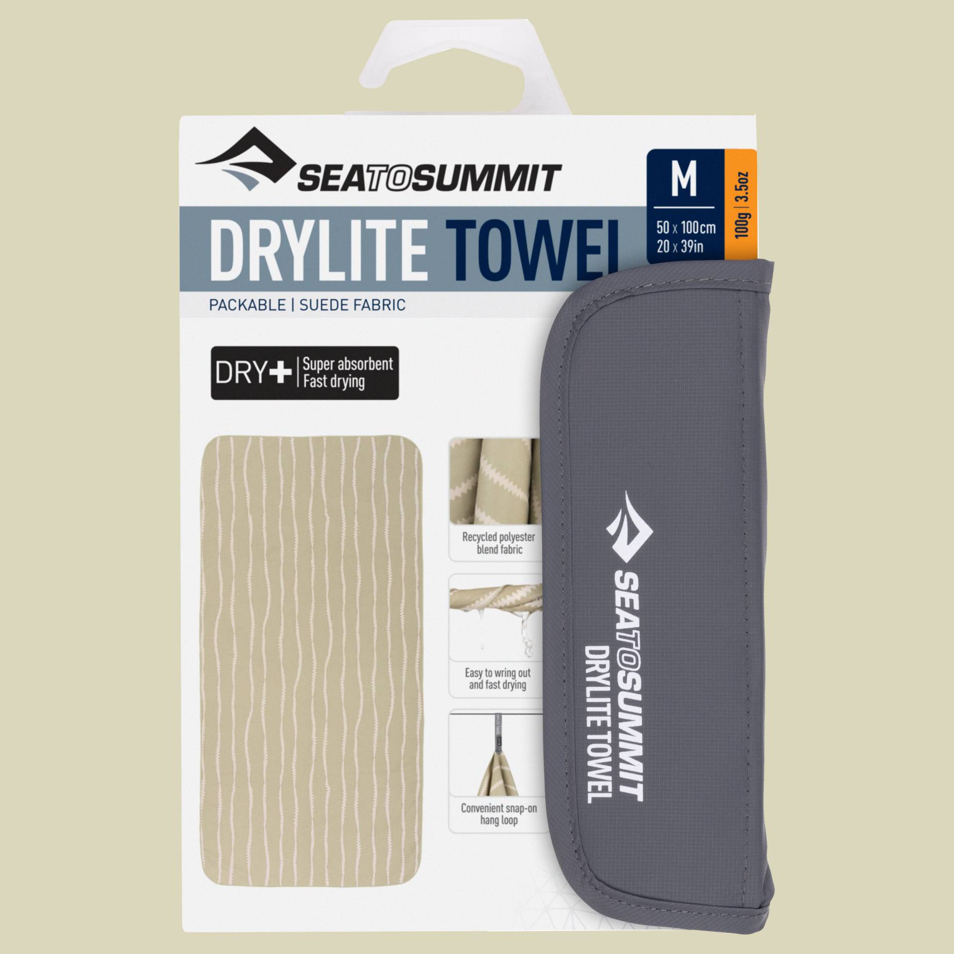 Drylite Towel beige M - desert wind Drylite Towel beige M - desert wind von Sea to Summit