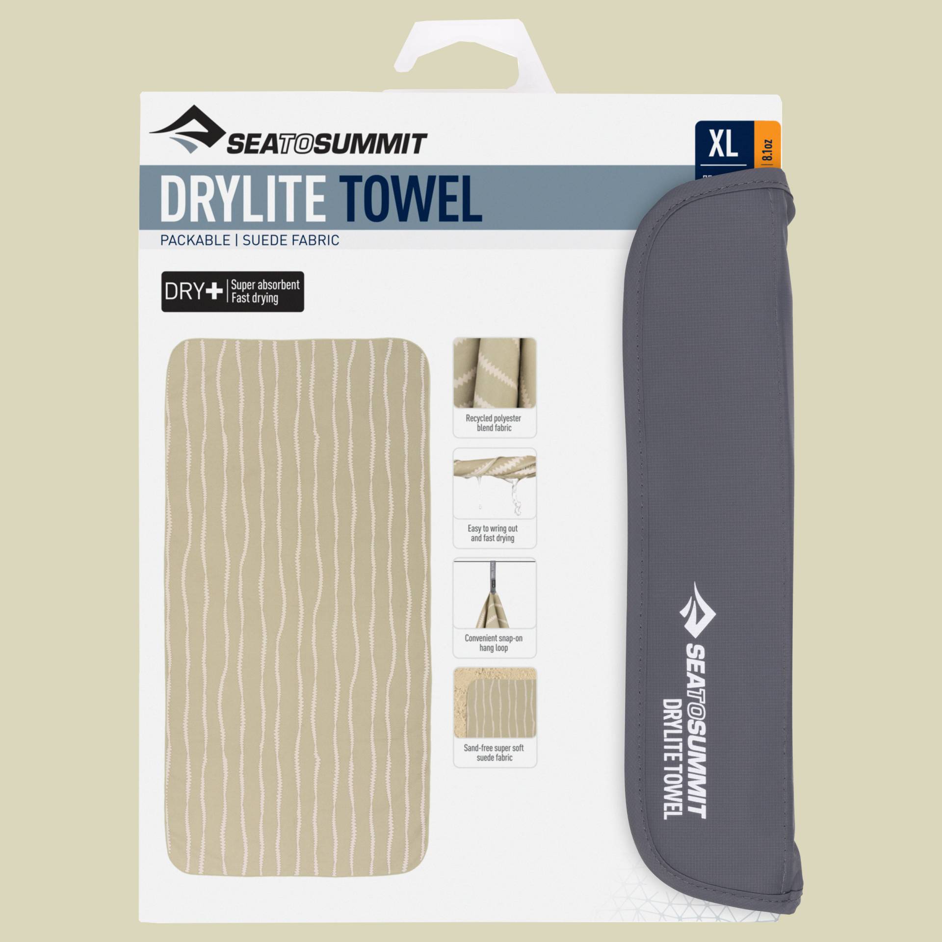 Drylite Towel beige XL - desert wind Drylite Towel beige XL - desert wind von Sea to Summit