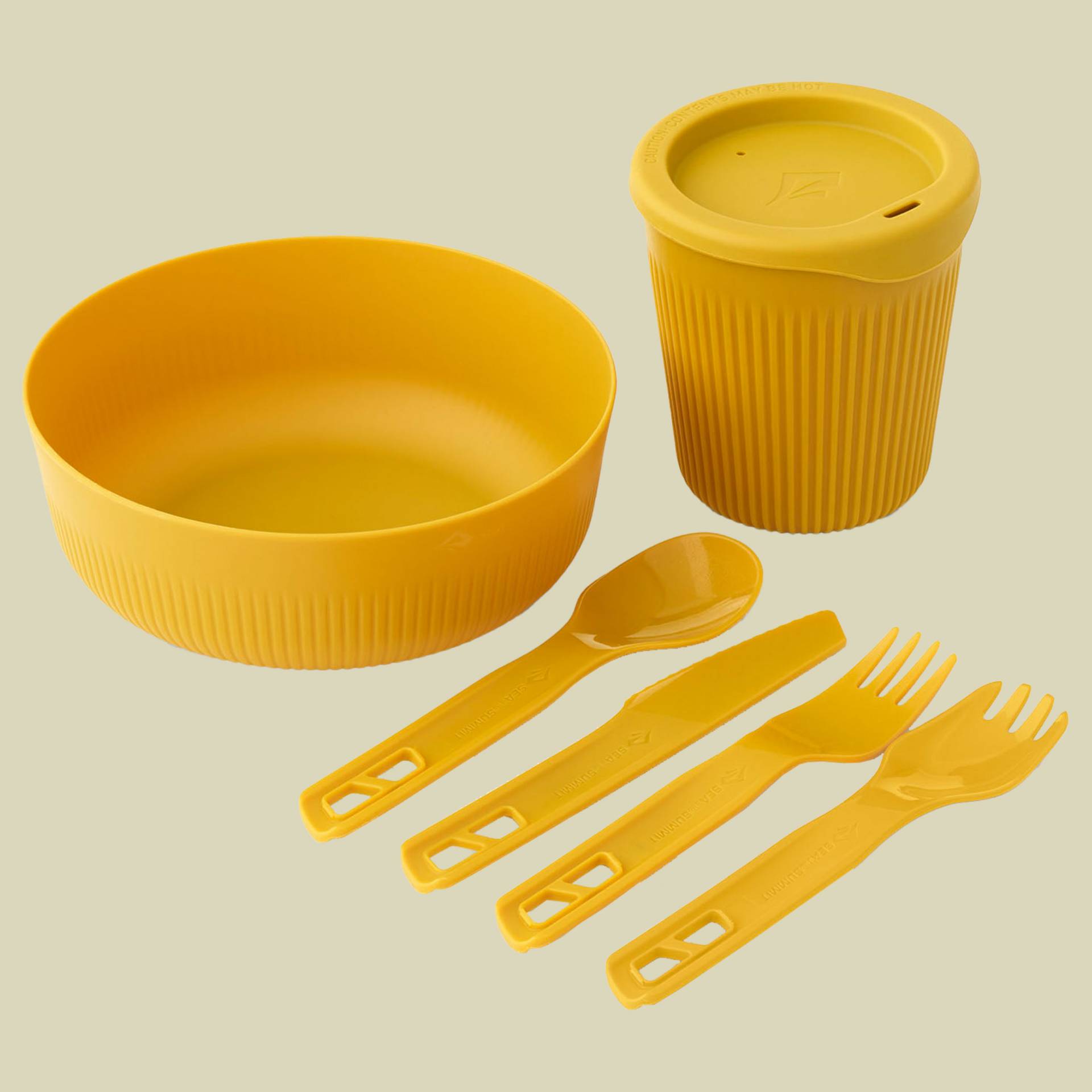 Passage Dinnerware Set [1P] 6 piece 1 Person gelb - yellow von Sea to Summit