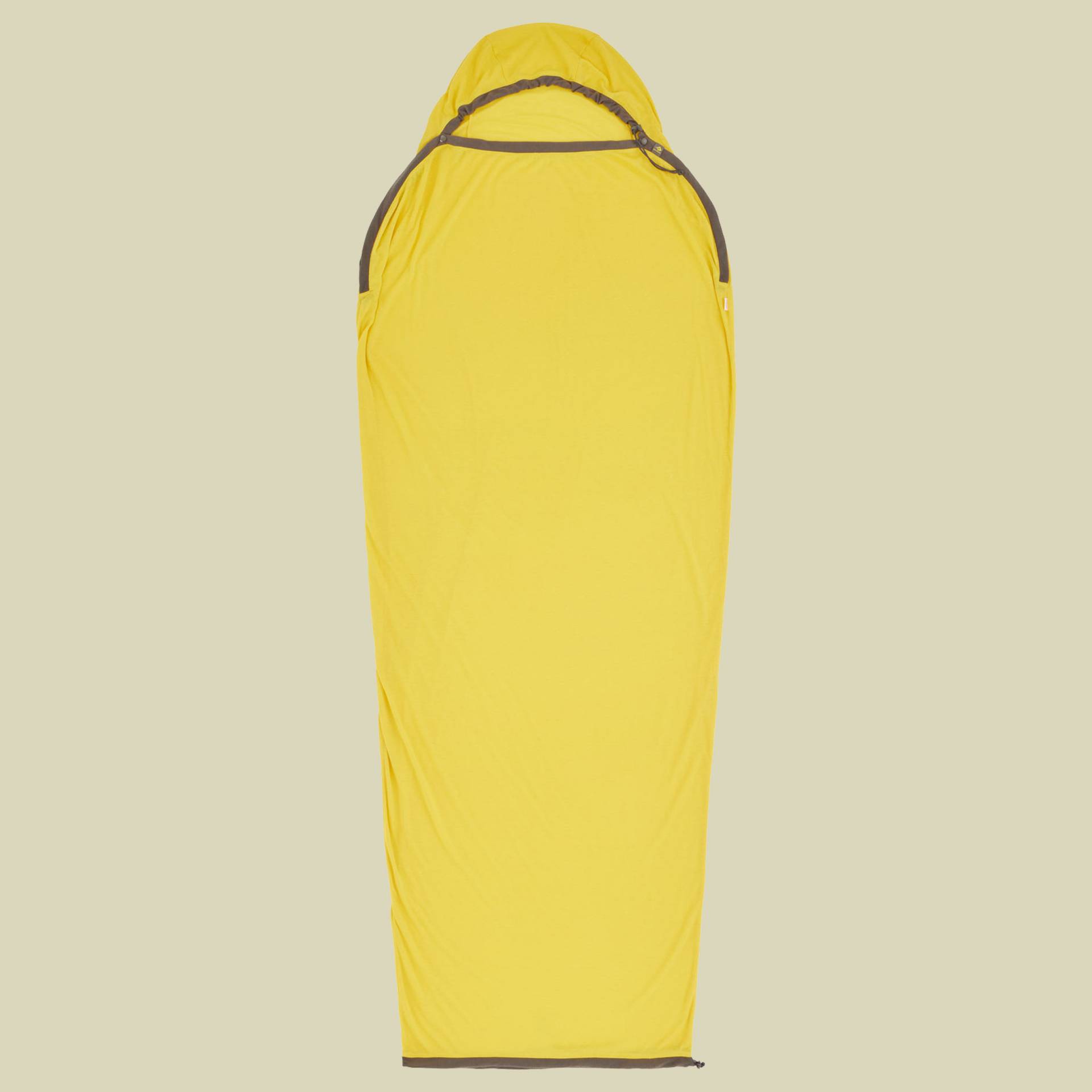 Reactor Sleeping Bag Liner - Mummy w/ Drawcord Standard gelb - sulfur yellow von Sea to Summit