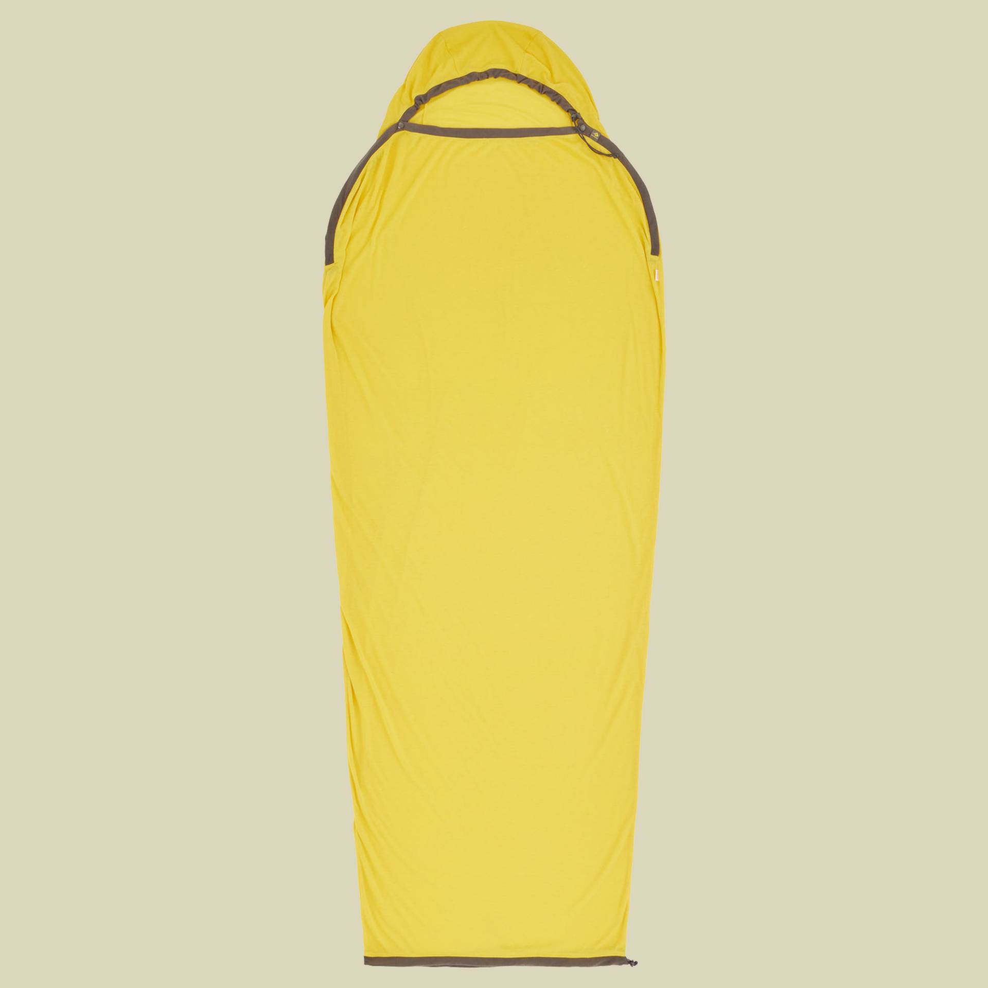 Reactor Sleeping Bag Liner - Mummy w/ Drawcord Standard gelb - sulfur yellow Reactor Sleeping Bag Liner - Mummy w/ Drawcord Standard gelb - sulfur yellow von Sea to Summit