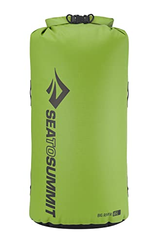 Sea to Summit Big River Drybag 65L, grün, Volumen 65 Liter, 420D Ripstop Nylon, TPU Laminat, Hypalon Schlaufen Sea to Summit Big River Drybag 65L, grün, Volumen 65 Liter, 420D Ripstop Nylon, TPU Laminat, Hypalon Schlaufen von Sea to Summit