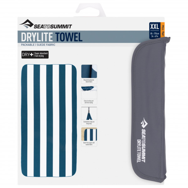Sea to Summit - DryLite Towel - Mikrofaserhandtuch Gr 170 x 78 cm - XXL blau Sea to Summit - DryLite Towel - Mikrofaserhandtuch Gr 170 x 78 cm - XXL blau von Sea to Summit