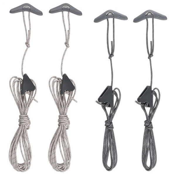 Sea to Summit - Ground Control Guy Cords 4-Pack - Zelterweiterung Gr One Size grau von Sea to Summit